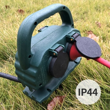 Garden Waterproof IP44 Outdoor Power Extension Cord Socket