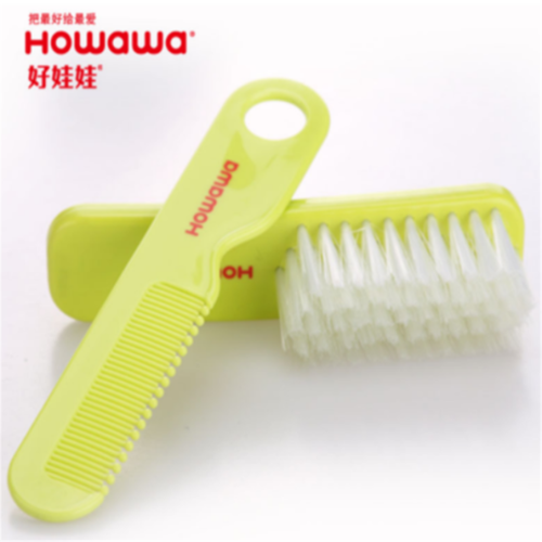 Brosse et peigne pour accessoires de lavage de cheveux en plastique pour bébé