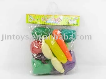 Plastic Toy, Vegetable Set