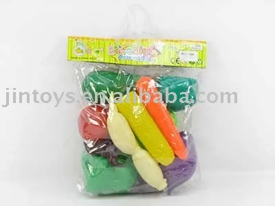 Plastic Toy, Vegetable Set