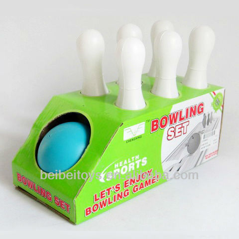 Kids Plastic Bowling Ball Toys (6 Pins + 1 Balls)