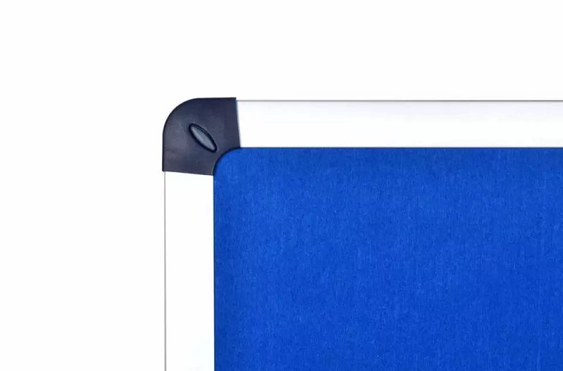 Felt Fabric Bulletin Pin Board Aluminum Frame