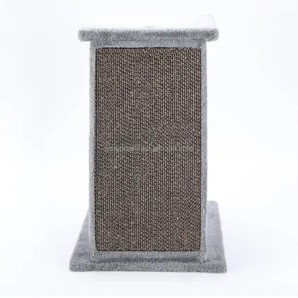 Cat Platform Cat Tree Plush Scratch Board with Pet Toys