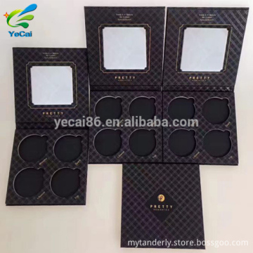 Free sample high quality cosmetic makeup palette empty private label eyeshadow palette