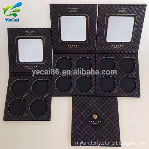 Free sample high quality cosmetic makeup palette empty private label eyeshadow palette