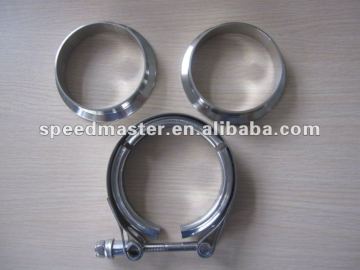 Edelstahl gegen Band Turbo Schlauchklemme Flansche SS304 SUS 304