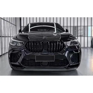BMW X6 G06 Upgrade: X6M Front and Rear Bumper Kit with Grille and Rear Diffuser