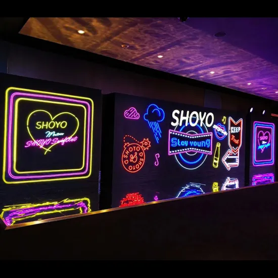 INDOOR NEON SIGN BOARD