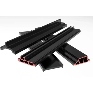 흑인 분말 코팅 된 알루미늄 도어 프레임 프로파일