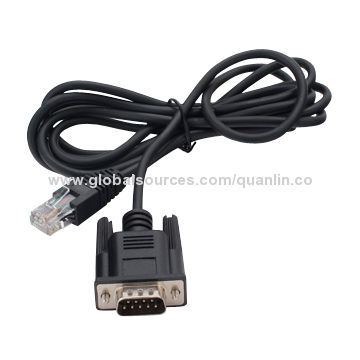 RJ45 connector to DB plug cable assembly, with UL standard