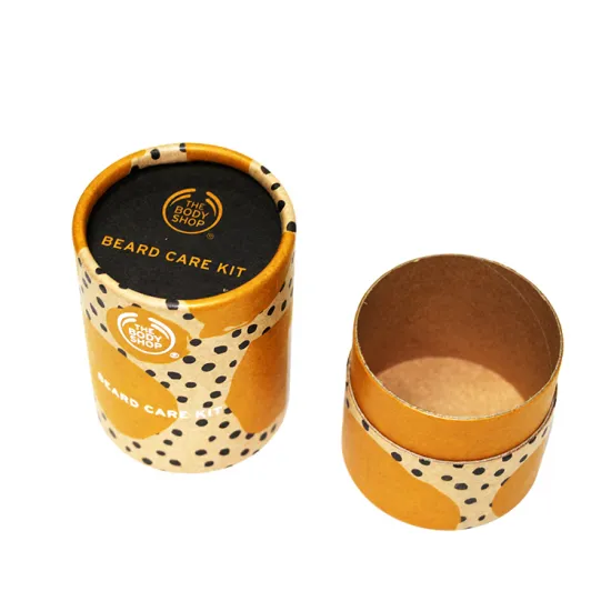 Custom Printed Brown Kraft Tube For Cookie Packaging