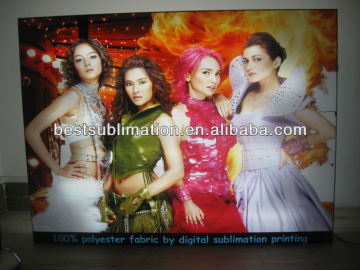 Hot sale indoor LED light box banner,big size LED backlit light box