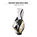 PU embroidered golf bag with studs golf bag