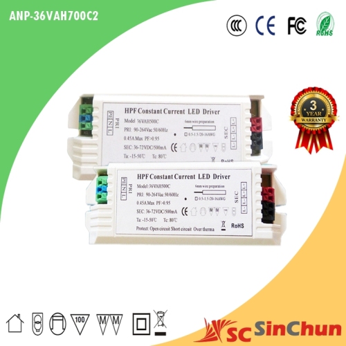 Pfc36w Led Driver Led 스트립 빛 (anp-36va700c2)에 대 한 높은 Pfc 정 전류 36w Led 드라이버, Bossgoo.com의 ...