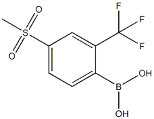 (4-(Methylsulfonyl)-2-(trifluoromethyl)-phenyl)boronic acid CAS 1072946-16-7