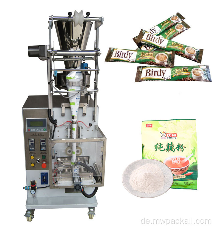 Multifunktionale automatische Verpackungsmaschine Erdnusskorn Bohnenbeutel Verpackungsmaschine Kartoffelchips Verpackungsmaschine