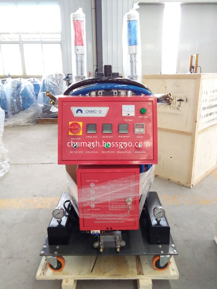 Our CNMC-D polyurethane foam machine sold to middle east market. 