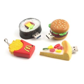 Super Cute 3D Gaya Makanan USB Flash Disk