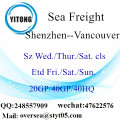 Shenzhen Port Sea Freight Shipping À Vancouver