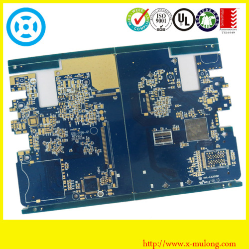 4L 1.2mm Board Thickess PCB with Blue Solder Mask