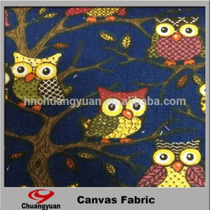 Oeko-Tex canvas fabric/cotton blend fabric colorful in lot of stocks