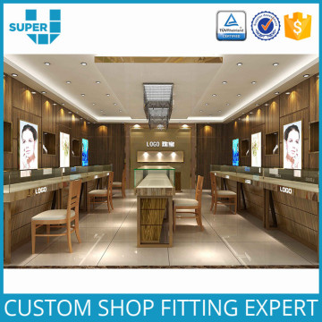Tailor Made Unique Modern Wood Retail Commercial Jewelry Shop Design