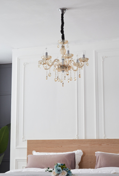 European style Living room Indoor Classic Crystal Chandelier