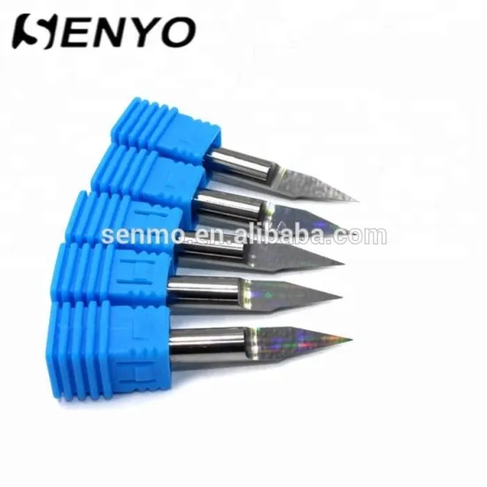 Solid Carbide V Shape Wood Engraving Groove Milling Cutter Bits