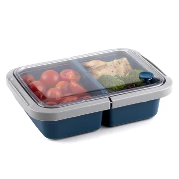 Lonchera 2 Compartments Plastic Bento Box: A Convenient Lunchbox and Food Storage Container with Lid