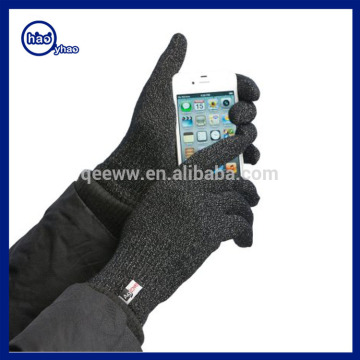 Yhao supplier knit touchscreen texting gloves mitten for smartphone iphone ipad