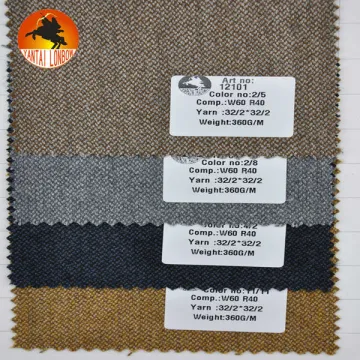 Fine quality worsted wool/viscose men's jacketing fabric