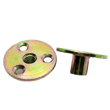 Hot Sale Zinc-Plated Steel Plate with M10 Round Base and Three Holes - T Nuts