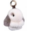 Pendentif sac à dos de lapin en peluche