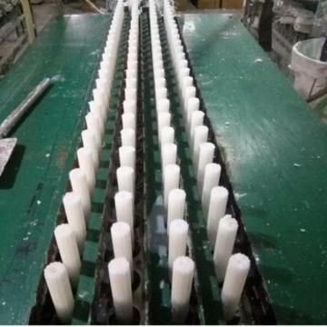 66g White Fluted Candle to south africa