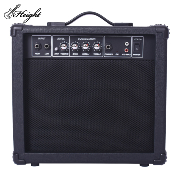 Set Penguat Gitar Hitam 30 Watt