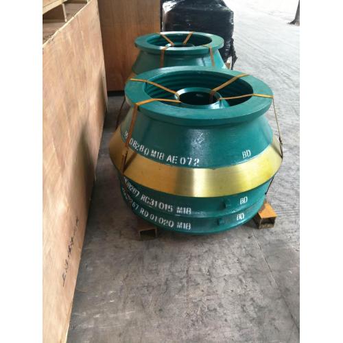 stone cone crusher parts Nord cone crusher spare parts bowl liner Supplier