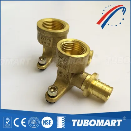 Tubomart hotsale rehau wall mounted female pex elbow fitting with high quality