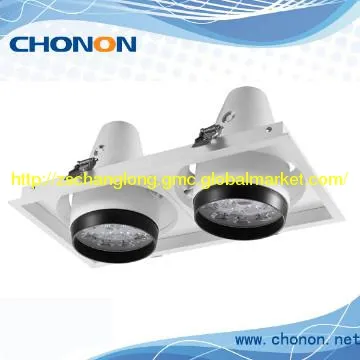 Rectangle LED downlight with aluminum body