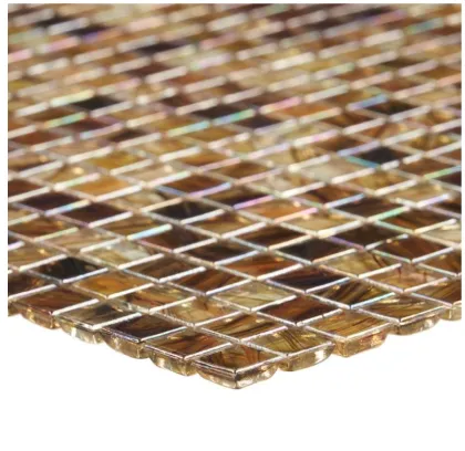 Browns Mosaic Glass Art Wall Tiles