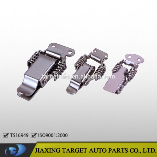 Stainless Steel Spring Claw Latch With Safety Catch,spring Loaded Draw