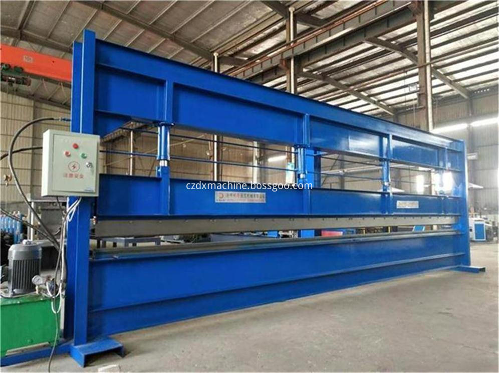 Steel roof bending roll forming machine