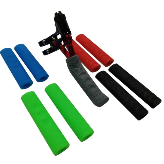 ENLEE 5 Color Protective Silicone Sleeve Set for Mountain Bike Brake Handles