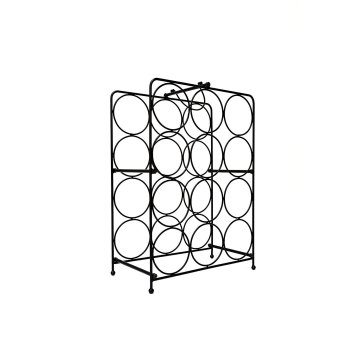 12 Garrafas Quadrado Desmontar Rack De Metal Wiine