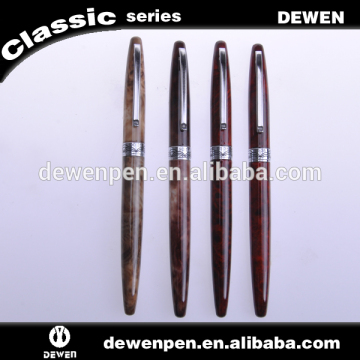 fountain pen with surface of stickers metal pen promotion product