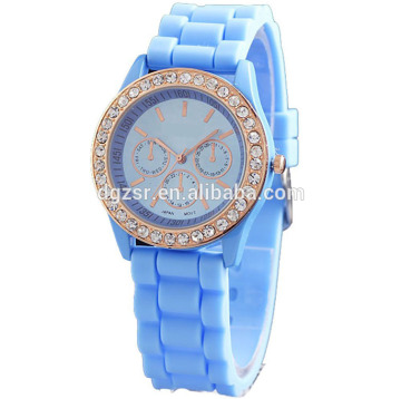 Eco-friend fashion silicone wist watch