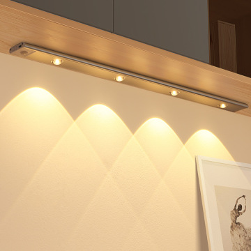 Motion Sensor LED Cabinet Lights - Rechargeable for Kitchen, Living Room, Bathroom, Closet