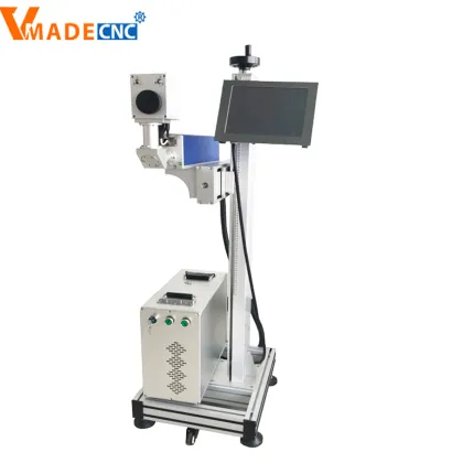 Fiber laser flying marking machine