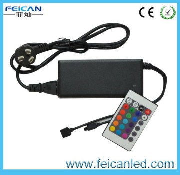 IR 24 Keys RGB controller with power supply for 5050/3528 led strip/RGB led strip