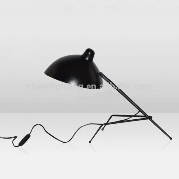 Cheer Lighting Modern Black Serge Mouille Desk Lamp Tripod Table Lamp