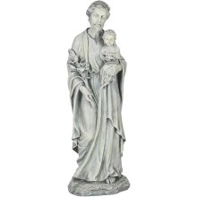 20 pollici in resina e pietra St Joseph Statue